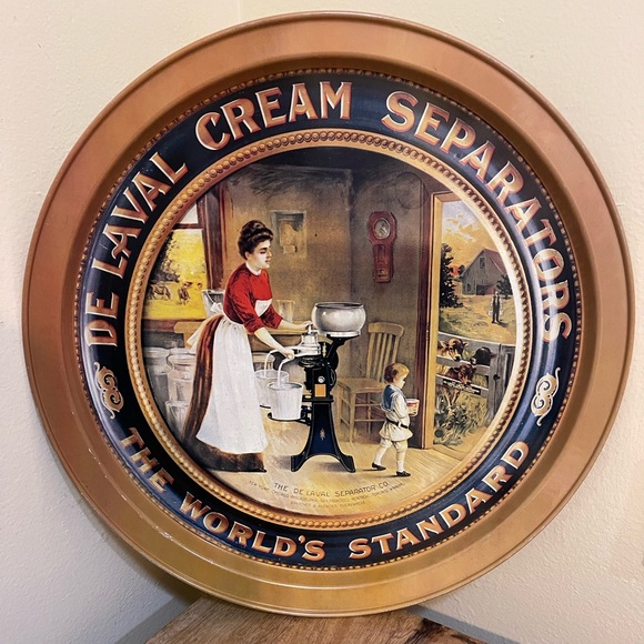De Laval Cream Separators Decorative Tray